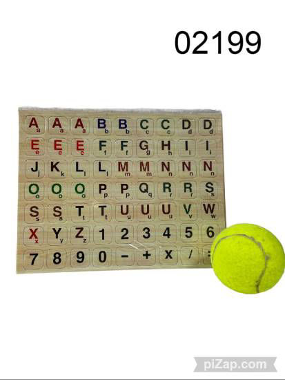 Imagen de LETRAS Y NUMEROS MAGNETICOS CHICO 2.26